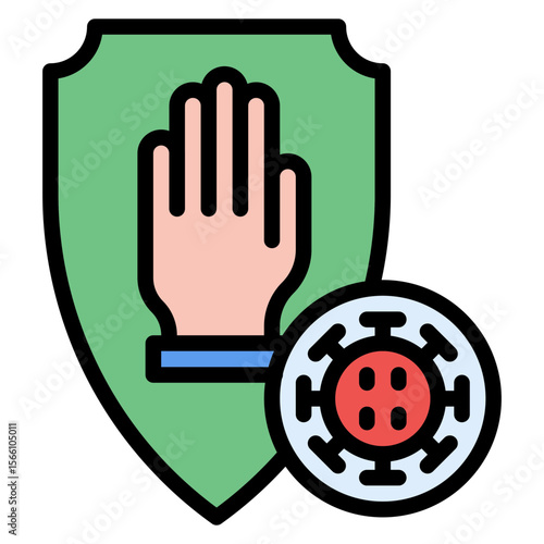 Prevention icon vector image. Can be used for Tuberculosis.