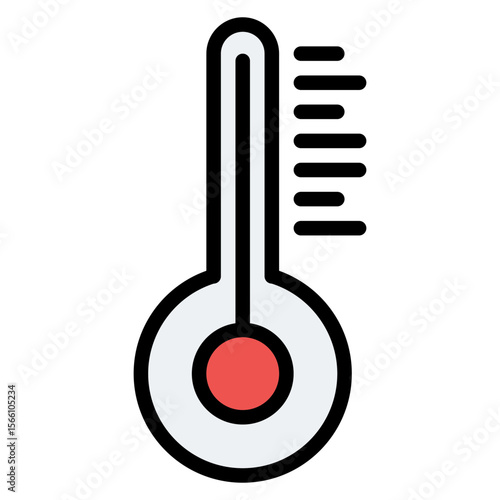 Thermometer icon vector image. Can be used for Tuberculosis.