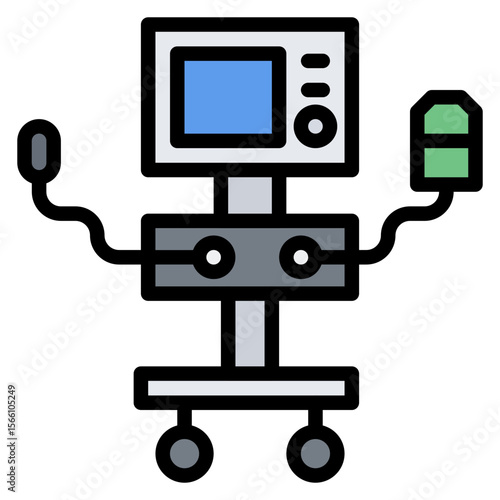 Ventilator icon vector image. Can be used for Tuberculosis.