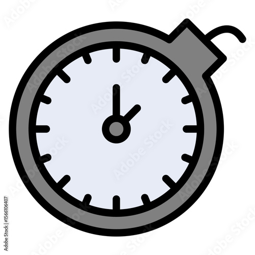 Deadline icon vector image. Can be used for Business Meeting.