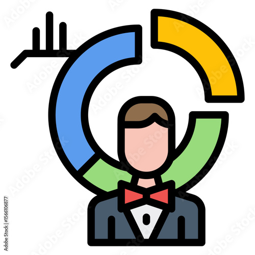 Futuristic icon vector image. Can be used for Thought Leadership.