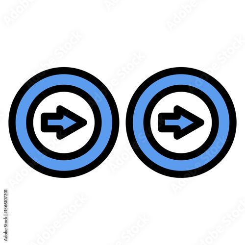 Perspective shift icon vector image. Can be used for Thought Leadership.