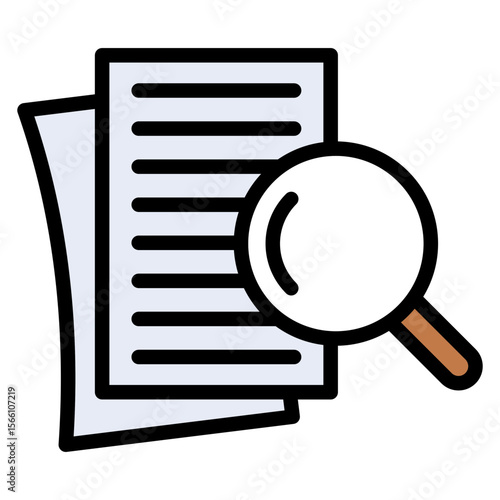 Research icon vector image. Can be used for Thought Leadership.