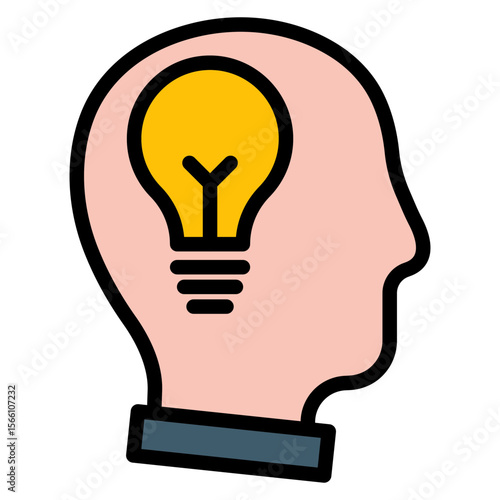 Visionary icon vector image. Can be used for Thought Leadership.