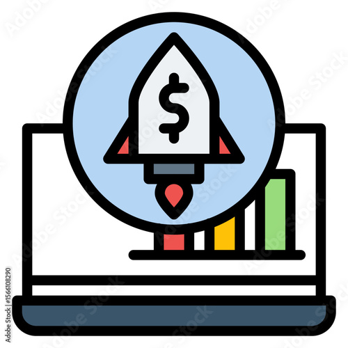 Getting Started icon vector image. Can be used for Business Onboarding.