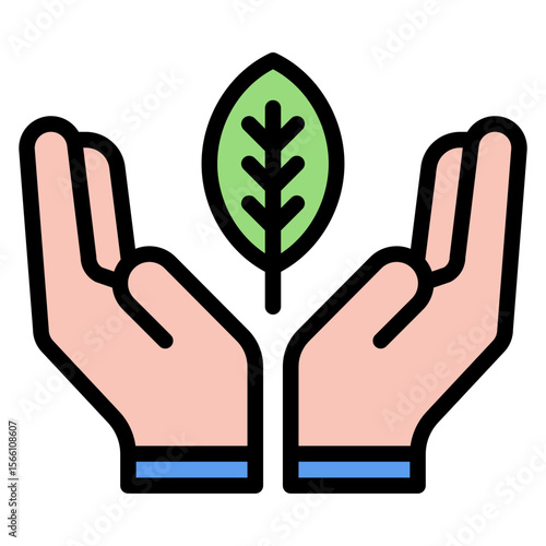 Conservationist icon vector image. Can be used for World Environment Day.