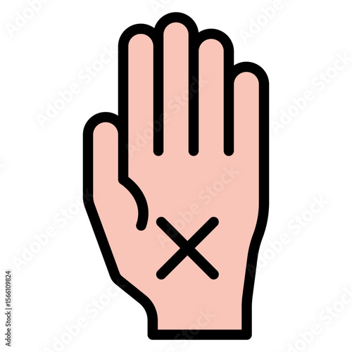 Obstruction icon vector image. Can be used for Business Disruption.