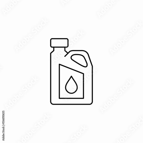 motor oil icon sign vector
