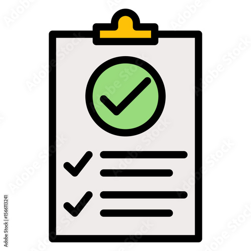 Job Acceptance icon vector image. Can be used for Hiring Process.
