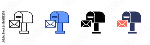 Postal Service icon sheet multiple style collection