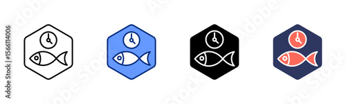 Perishable Goods icon sheet multiple style collection