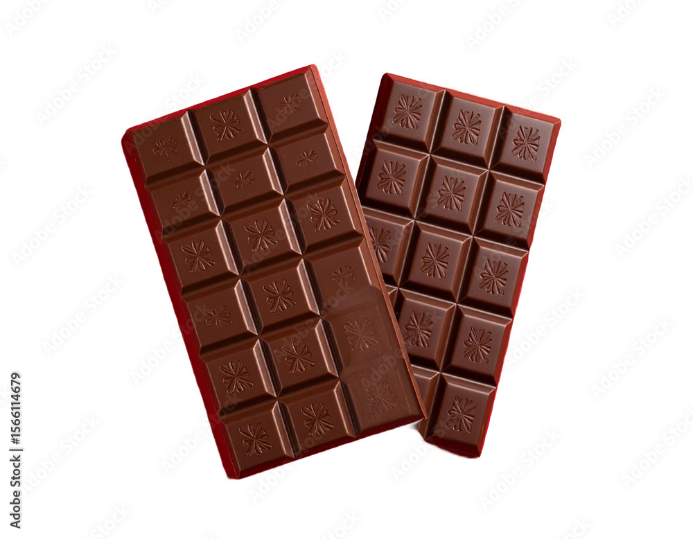 Obraz premium chocolate isolated on white background