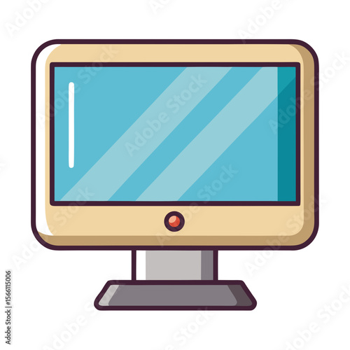 lcd tv monitor with reflection