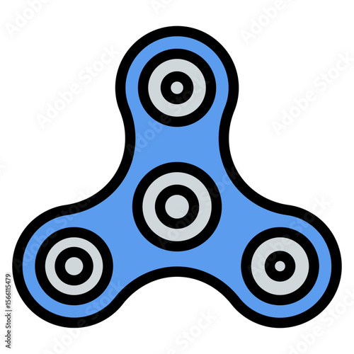 Fidgeting icon vector image. Can be used for ADHD.