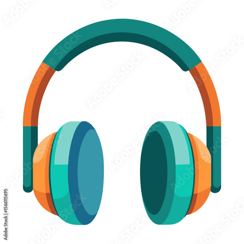 headphones isolated on white background