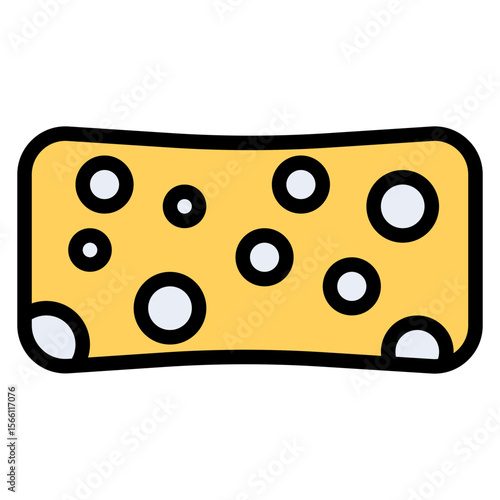 Foam icon vector image. Can be used for Raw Metrial.