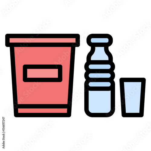 Plastic icon vector image. Can be used for Raw Metrial.
