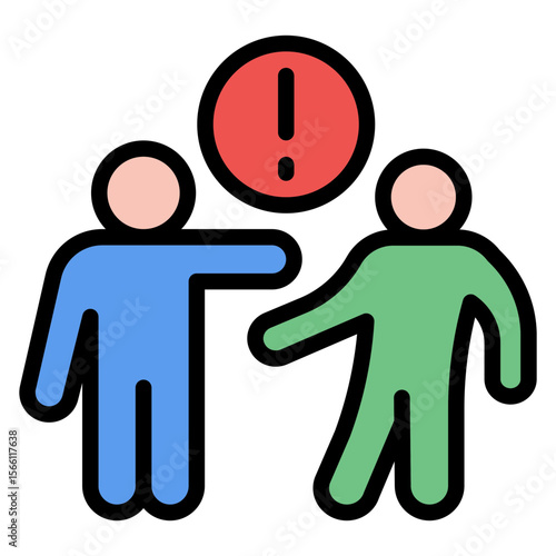 Humiliation icon vector image. Can be used for Bullying in Society.