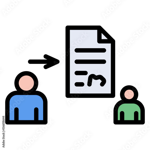 Transfer icon vector image. Can be used for Inheritance.
