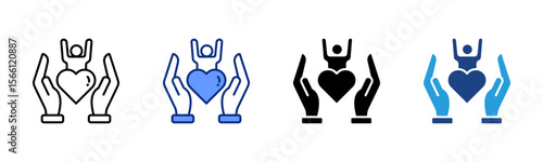 Self-Care icon sheet multiple style collection