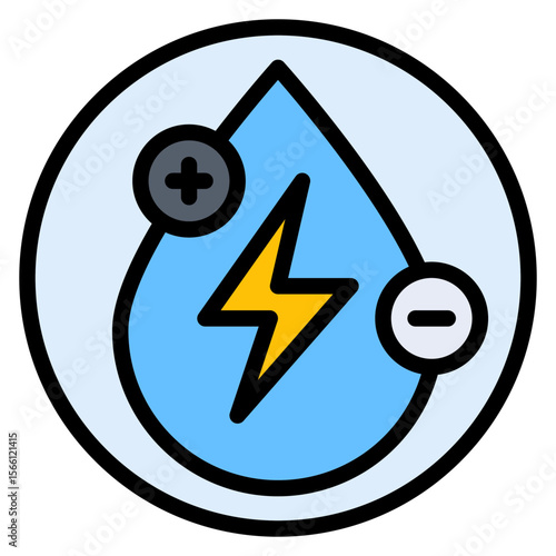 Electrolytes icon vector image. Can be used for Medical Tests.
