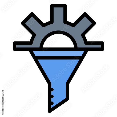 Feature Engineering icon vector image. Can be used for Data Science.