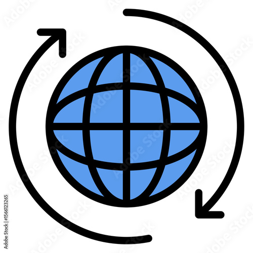 Exchange icon vector image. Can be used for Data Science.
