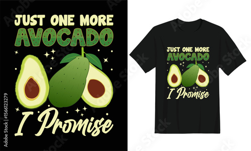 Avocado t-shirt design for avocado lover.