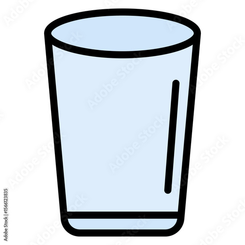 Empty Cup icon vector image. Can be used for Burnout.