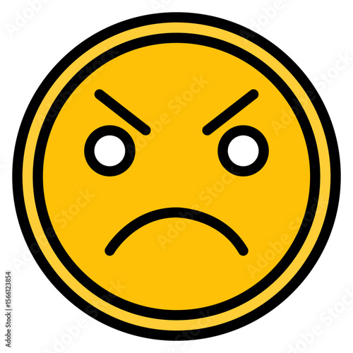 Frustration icon vector image. Can be used for Burnout.