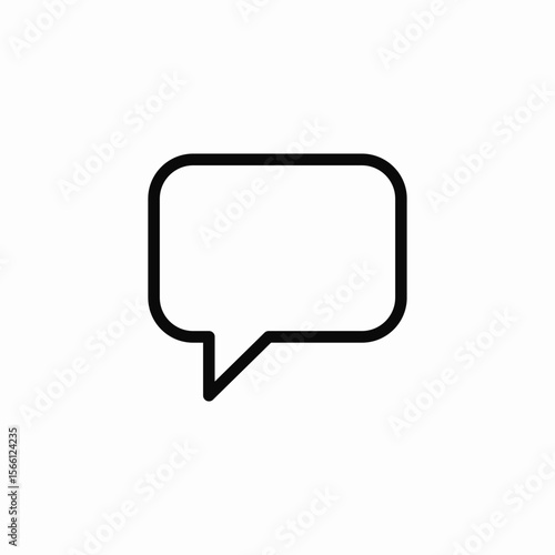 simple speech icon sign vector