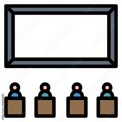 Film Buff icon vector image. Can be used for Urban Tribes.