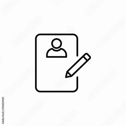 user registration icon sign vector