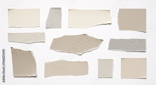 Wallpaper Mural Neutral Color Palette Torn Paper Texture Background Torontodigital.ca