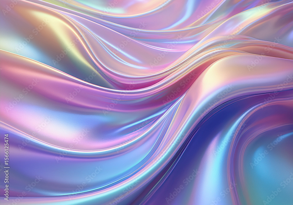 Obraz premium Abstract Flowing Silk Texture