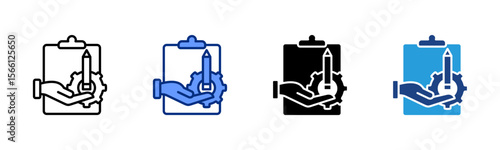 Hands-On Task icon sheet multiple style collection