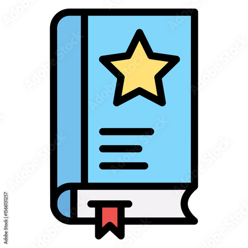 Storybook icon vector image. Can be used for Raising Children.