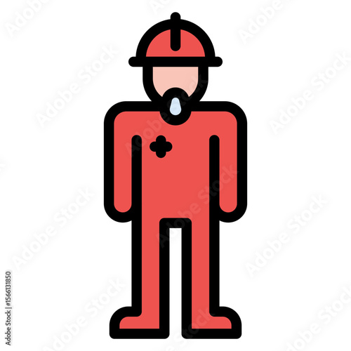 Rescue icon vector image. Can be used for Rescue And Response.