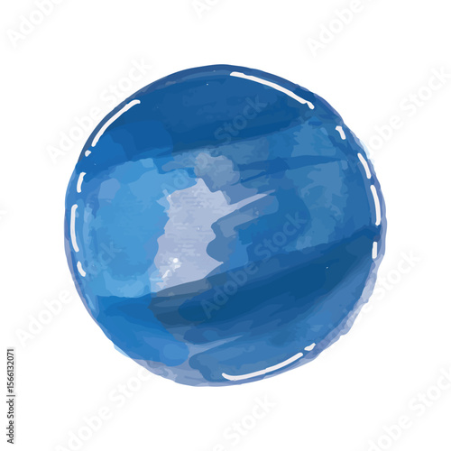 Watercolor paper illustration space  galaxy suit. Idea for icons, wallpaper, children’s art, books, cartoon, background, banner, poster, magazine, details decoration, birthday