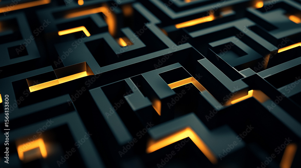 a complex 3D geometric pattern design a complex 3D geometric pattern design