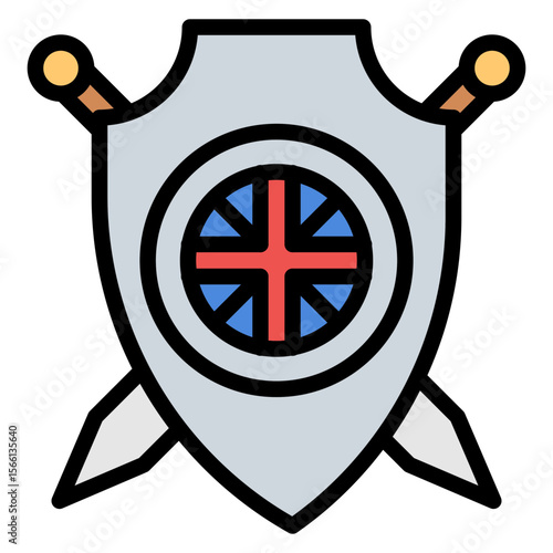 Kingdom Sentinel icon vector image. Can be used for Empire.