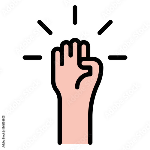 Activist icon vector image. Can be used for Social Club.