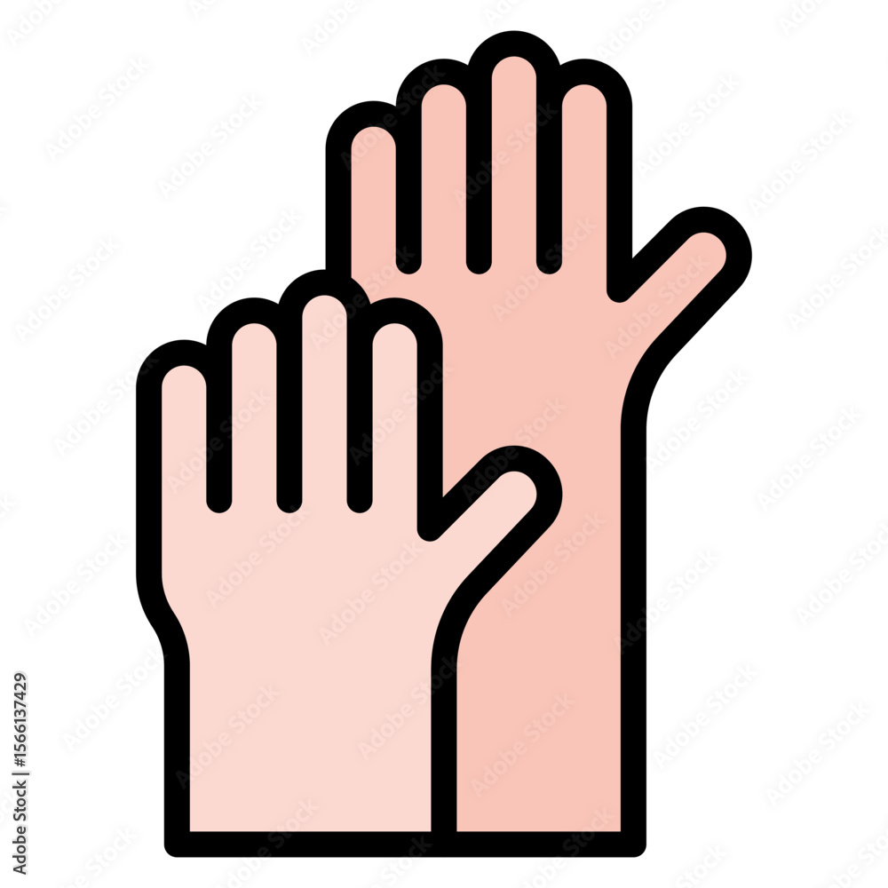 Obraz premium Democracy icon vector image. Can be used for Protest.