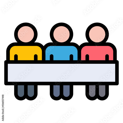 Demonstrator icon vector image. Can be used for Protest.