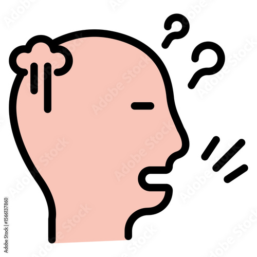 Anger icon vector image. Can be used for Protesting and Civil Disobedience.
