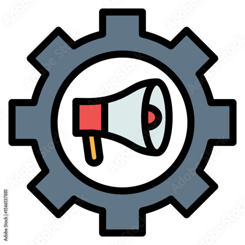 Awareness icon vector image. Can be used for Protesting and Civil Disobedience.