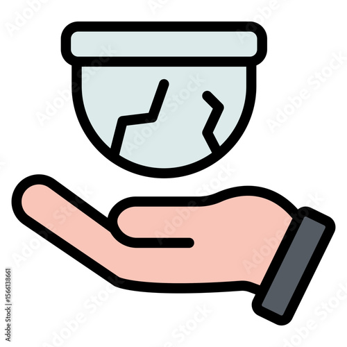 Poverty icon vector image. Can be used for Protesting and Civil Disobedience.