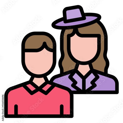 Youth icon vector image. Can be used for Protesting and Civil Disobedience.