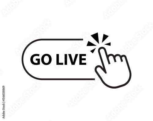 Go live button