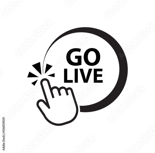Go live button